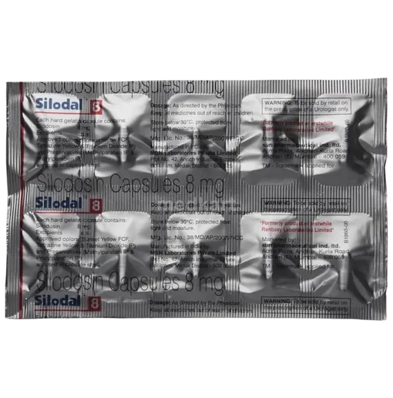 silodal 8mg capsule 10's